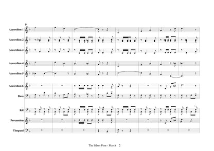 Silver Fern March (accordion ensemble)