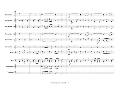 Silver Fern March (accordion ensemble)