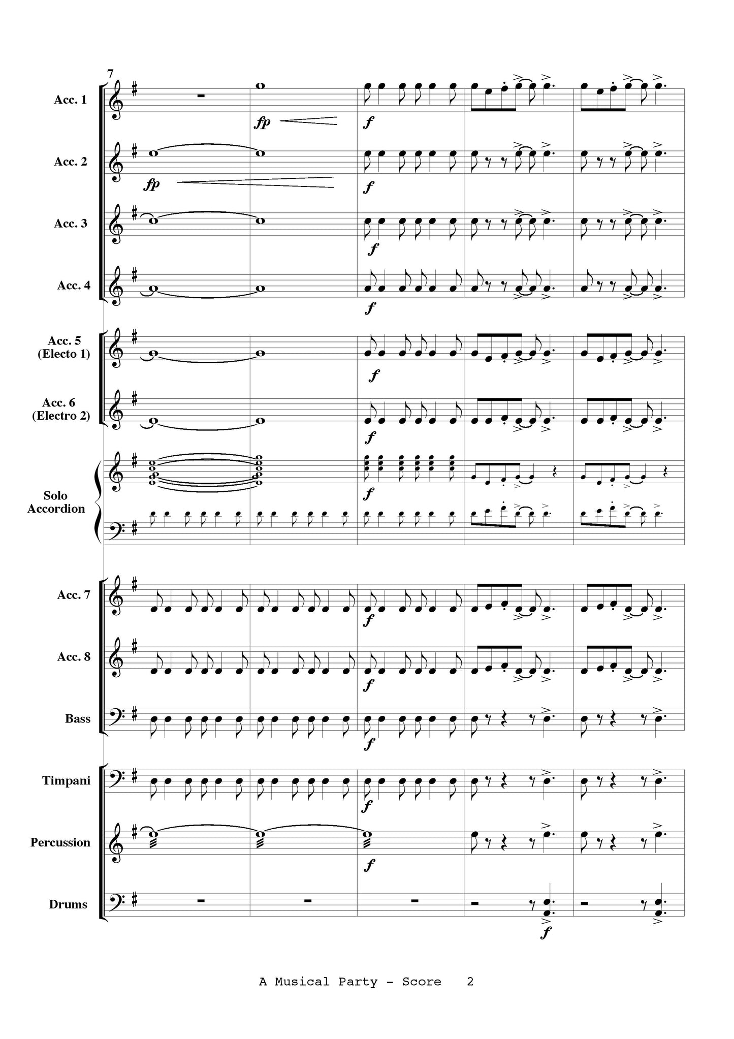 A Musical Party Accordion Solo & Accordion Ensemble