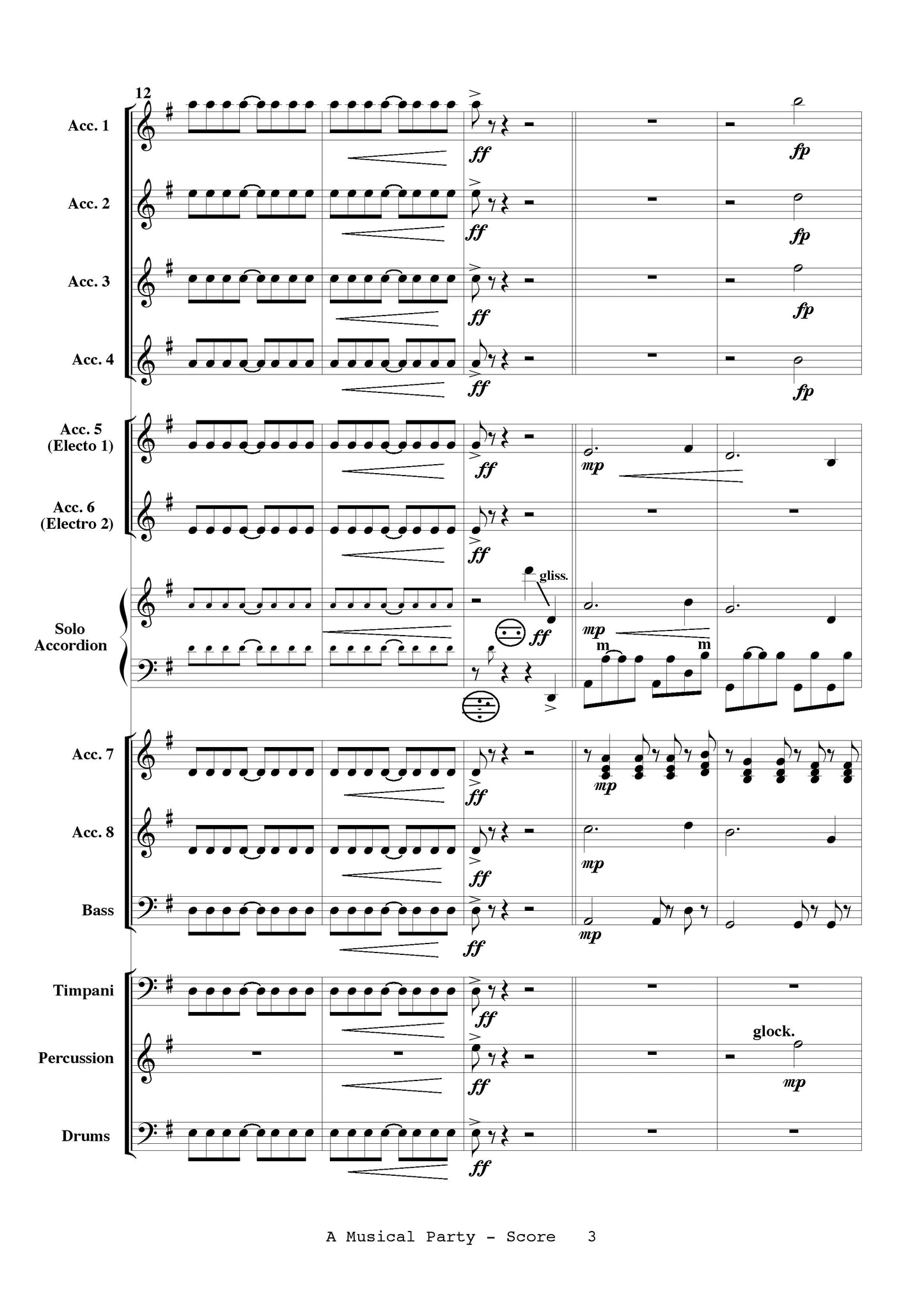 A Musical Party Accordion Solo & Accordion Ensemble