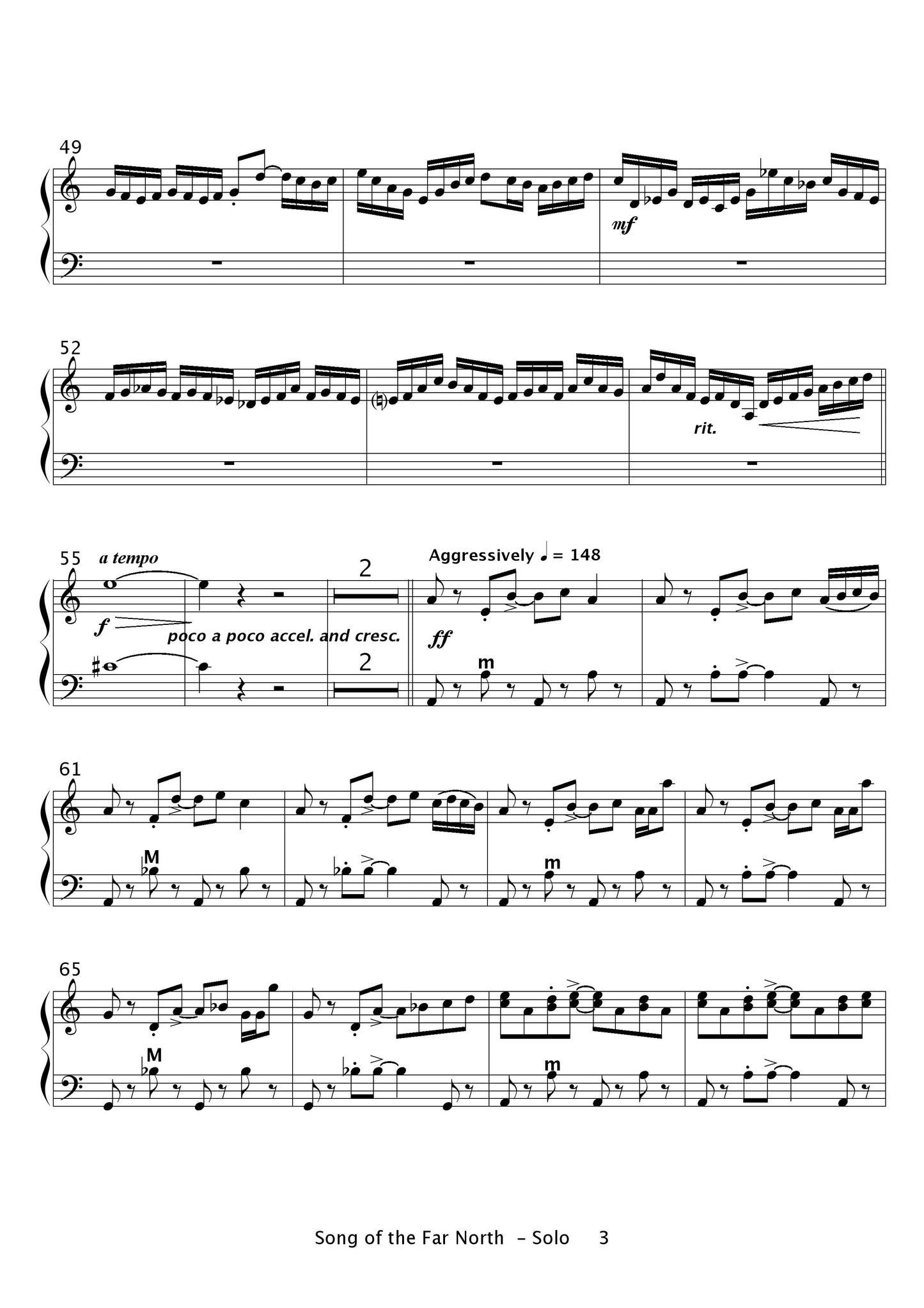 Song of the Far North (Duet for accordion and piano)