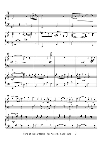Song of the Far North (Duet for accordion and piano)