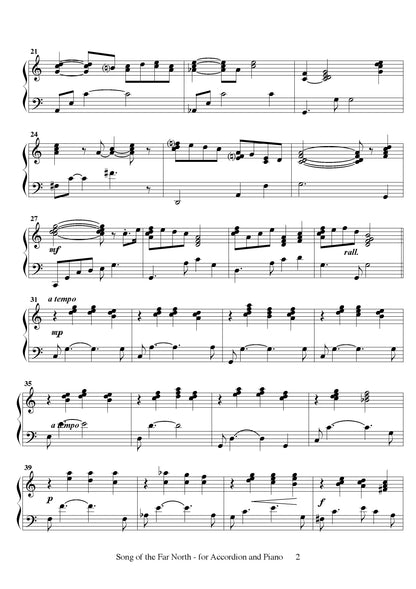 Song of the Far North (Duet for accordion and piano)