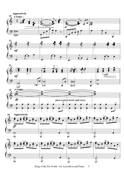 Song of the Far North (Duet for accordion and piano)