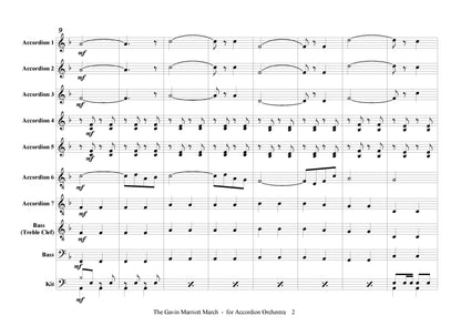 Gavin Marriott March for accordion ensemble