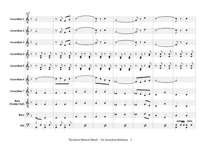 Gavin Marriott March for accordion ensemble
