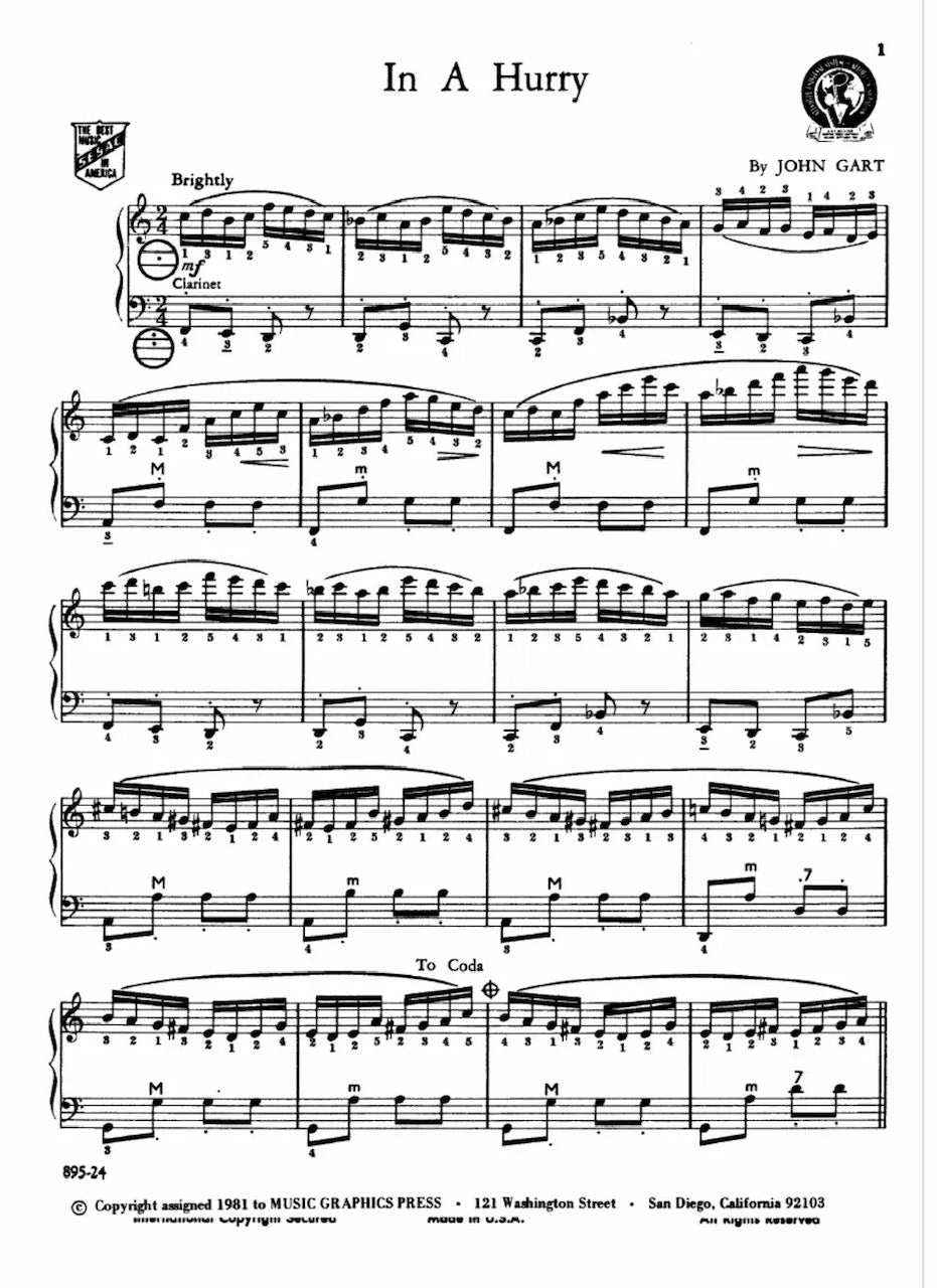 In A Hurry (Solo)