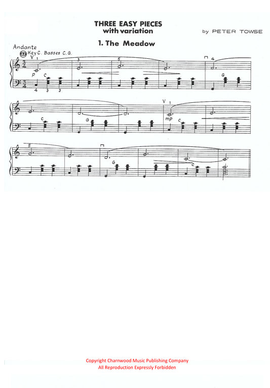 3 Easy Pieces with Variation (Solo)