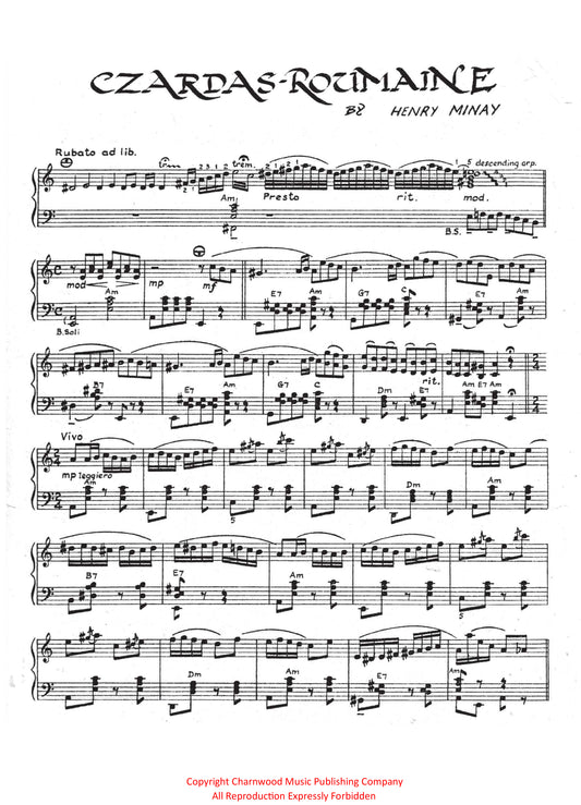 Czardas Roumaine (Solo)