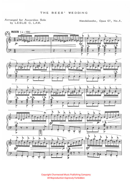 The Bee's Wedding (Spinning Song) (Solo)