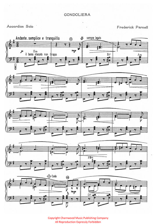 Gondoliera (Solo)