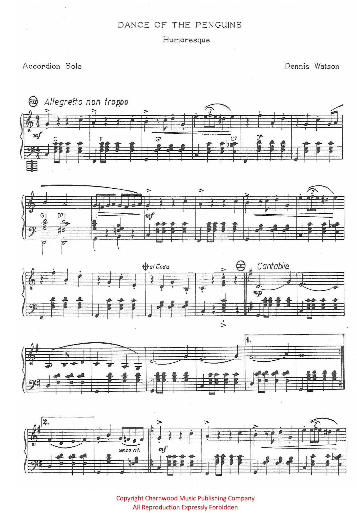 Dance of the Penguins (Solo)