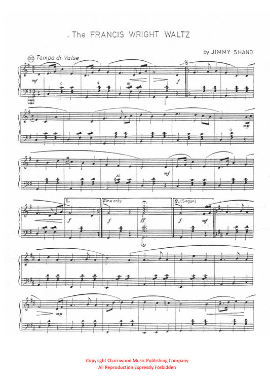 Francis Wright Waltz (Solo)