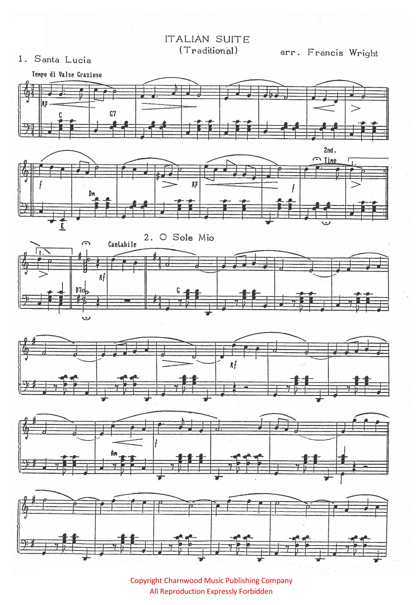 Italian Suite (Traditional) (Solo)