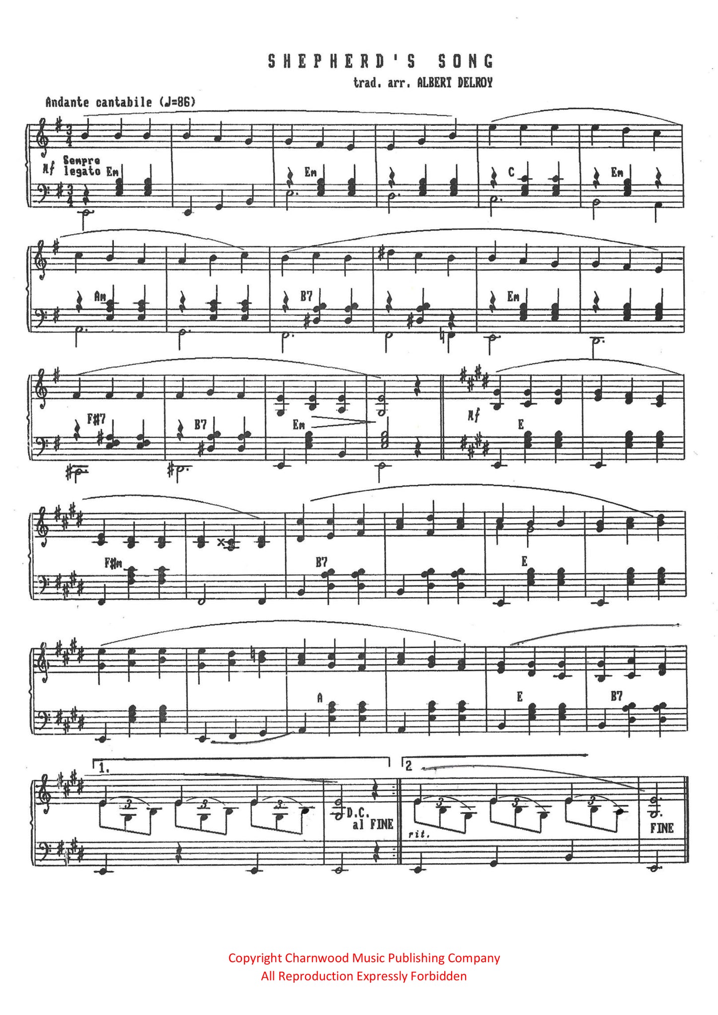 Two Folk Tunes (Solo)