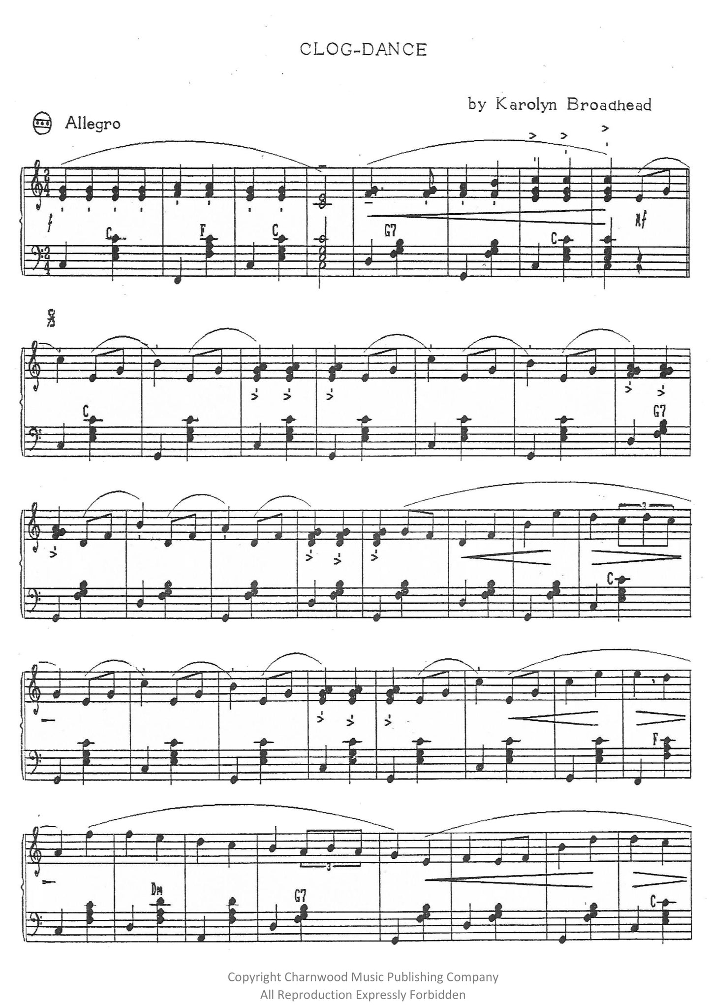 Clog Dance (Solo)