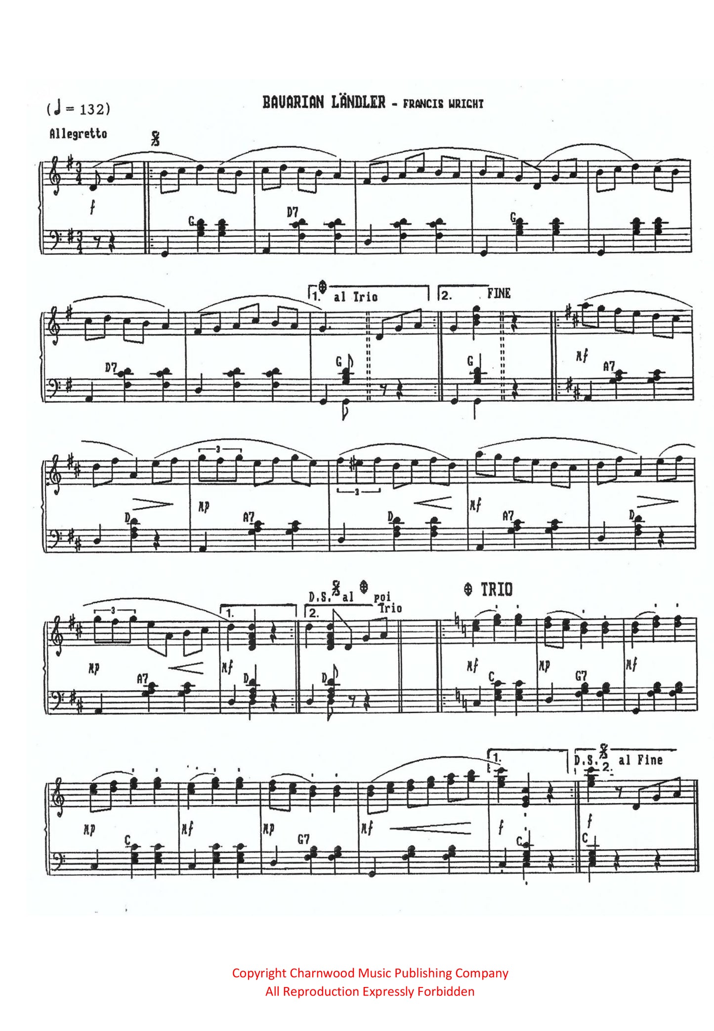 Two Bavarian Dances (Solo)