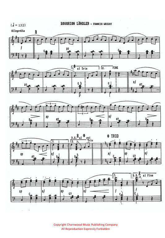 Two Bavarian Dances (Solo)