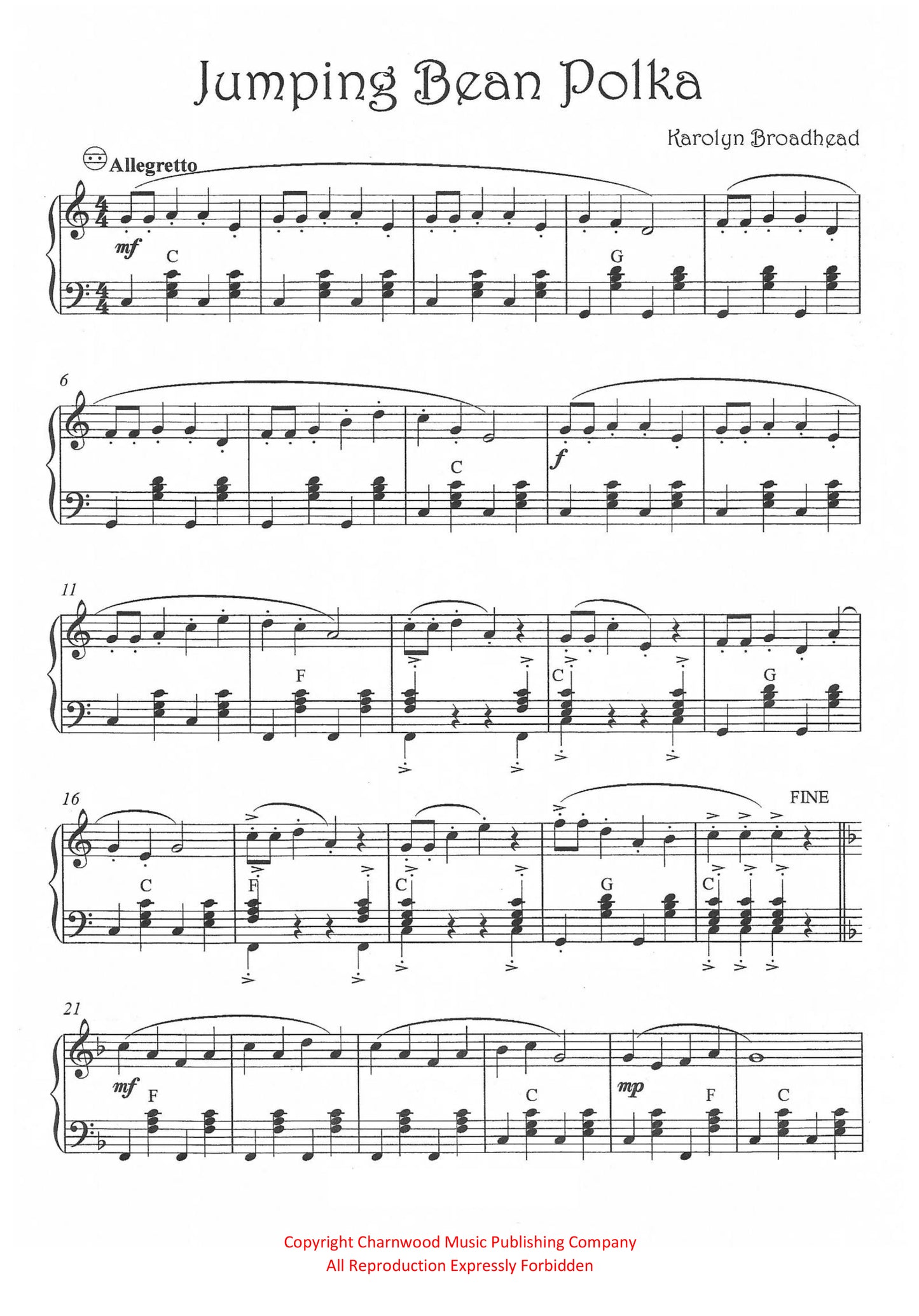 Jumping Bean Polka (Solo)