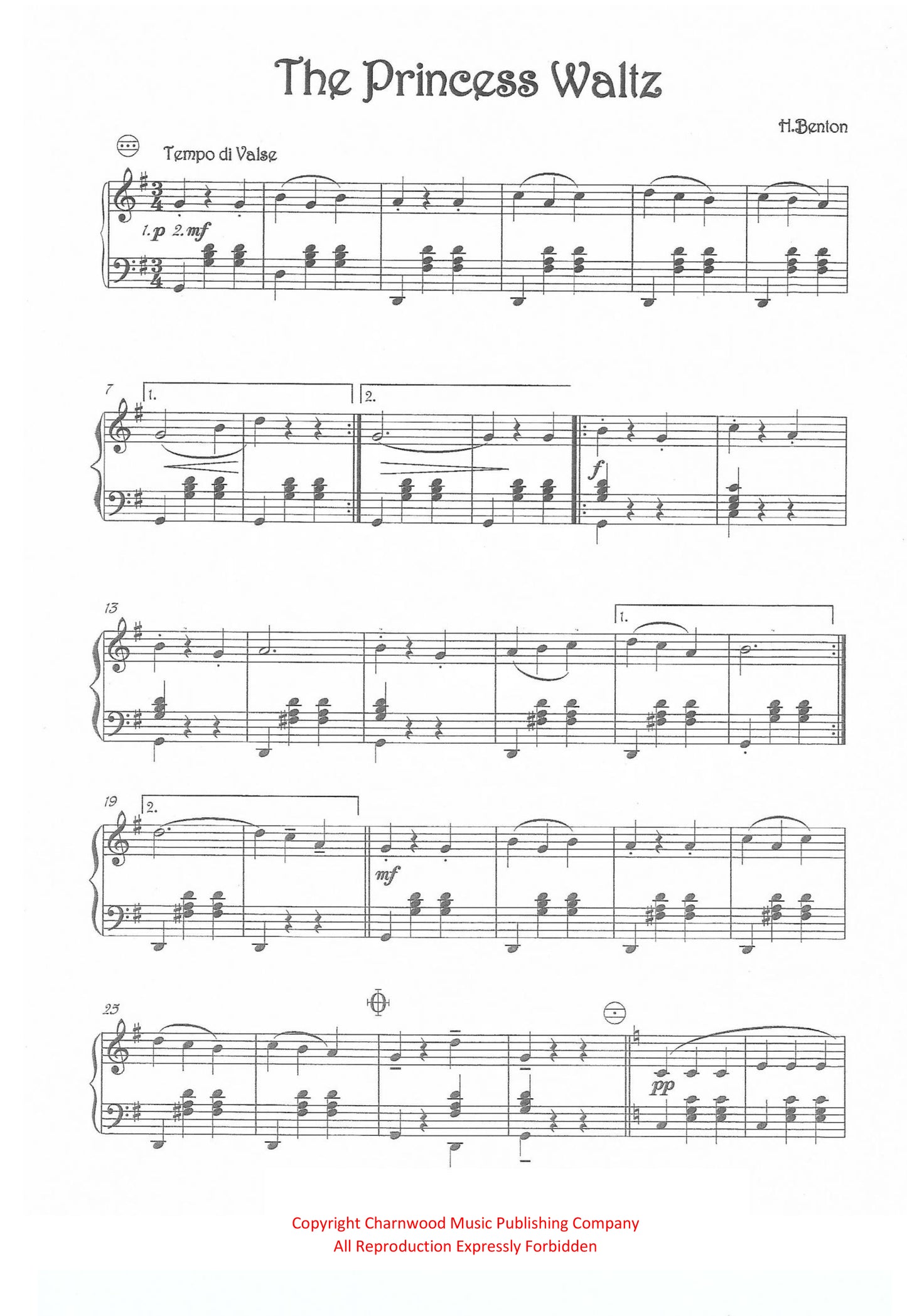 The Princess Waltz (Solo)