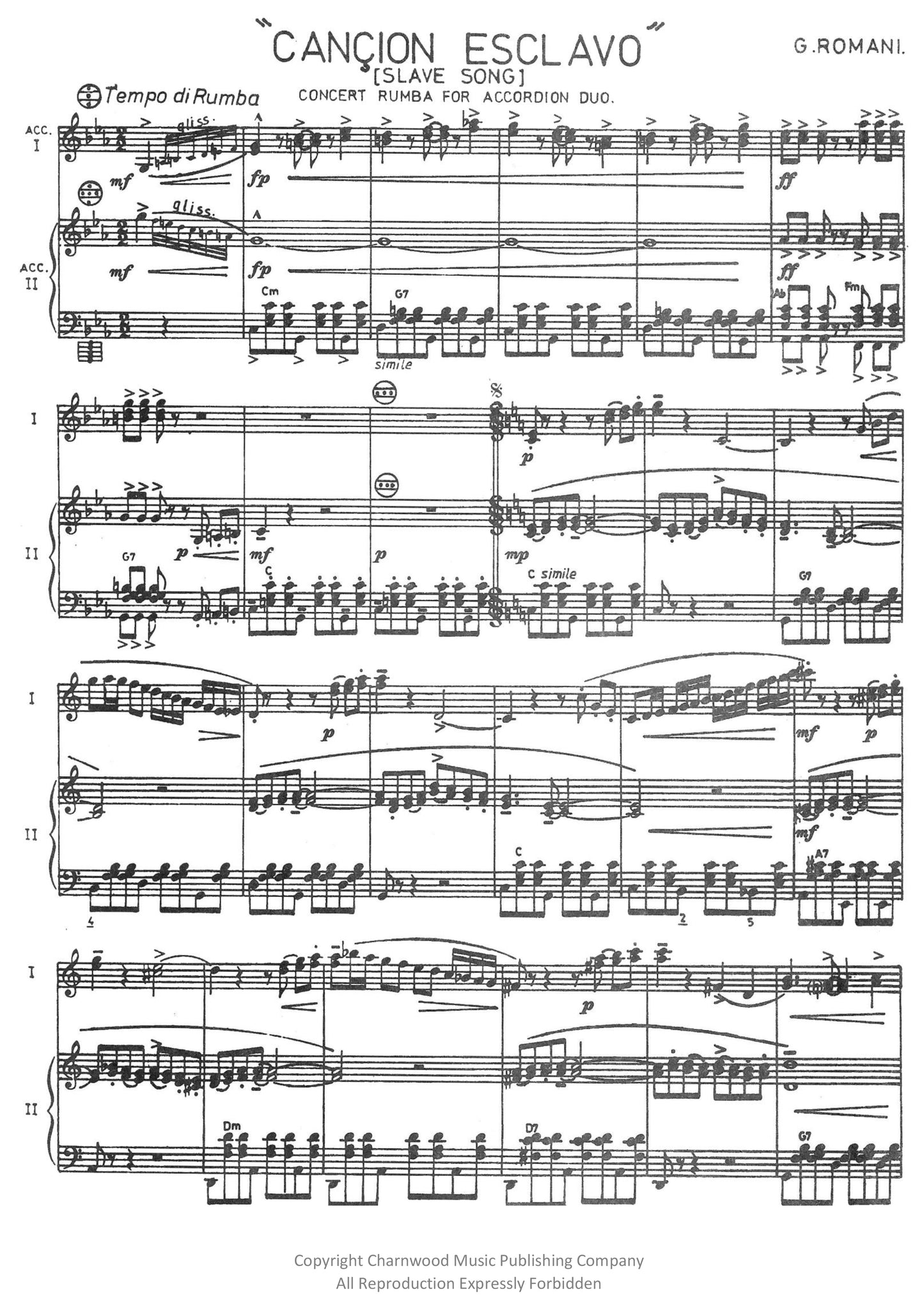 Cançion Esclavo (Slave Song) (Duet)