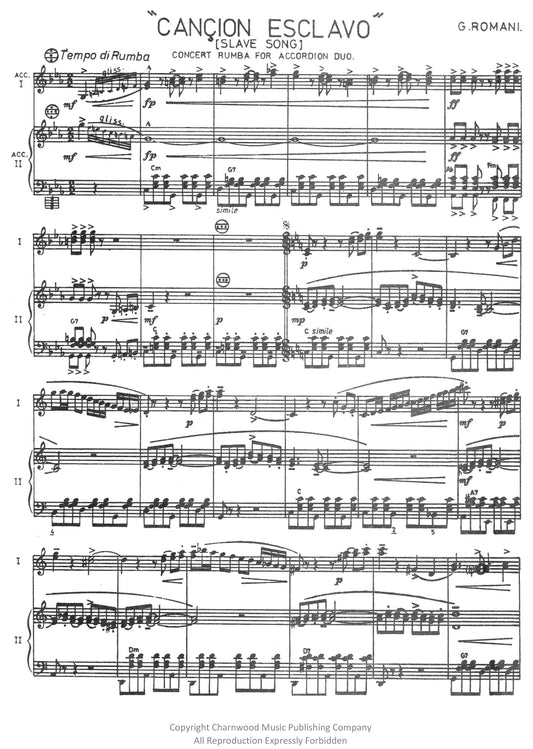 Cançion Esclavo (Slave Song) (Duet)