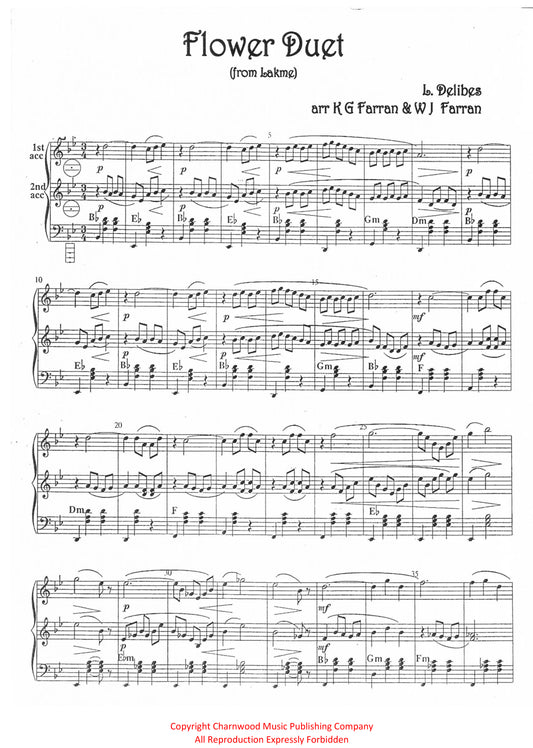 Flower  Duet (from Lakme) (Duet)