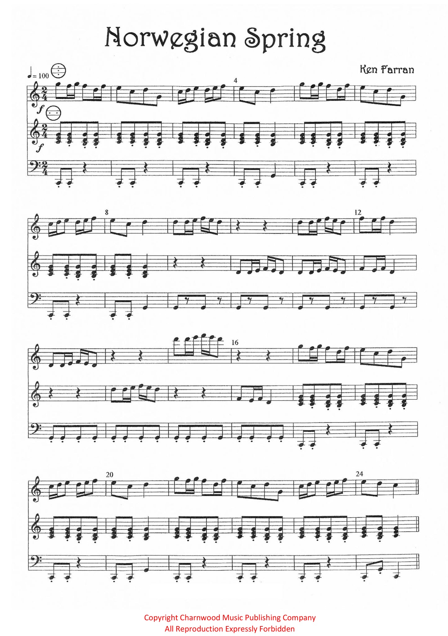 Norwegian  Spring (Duet)