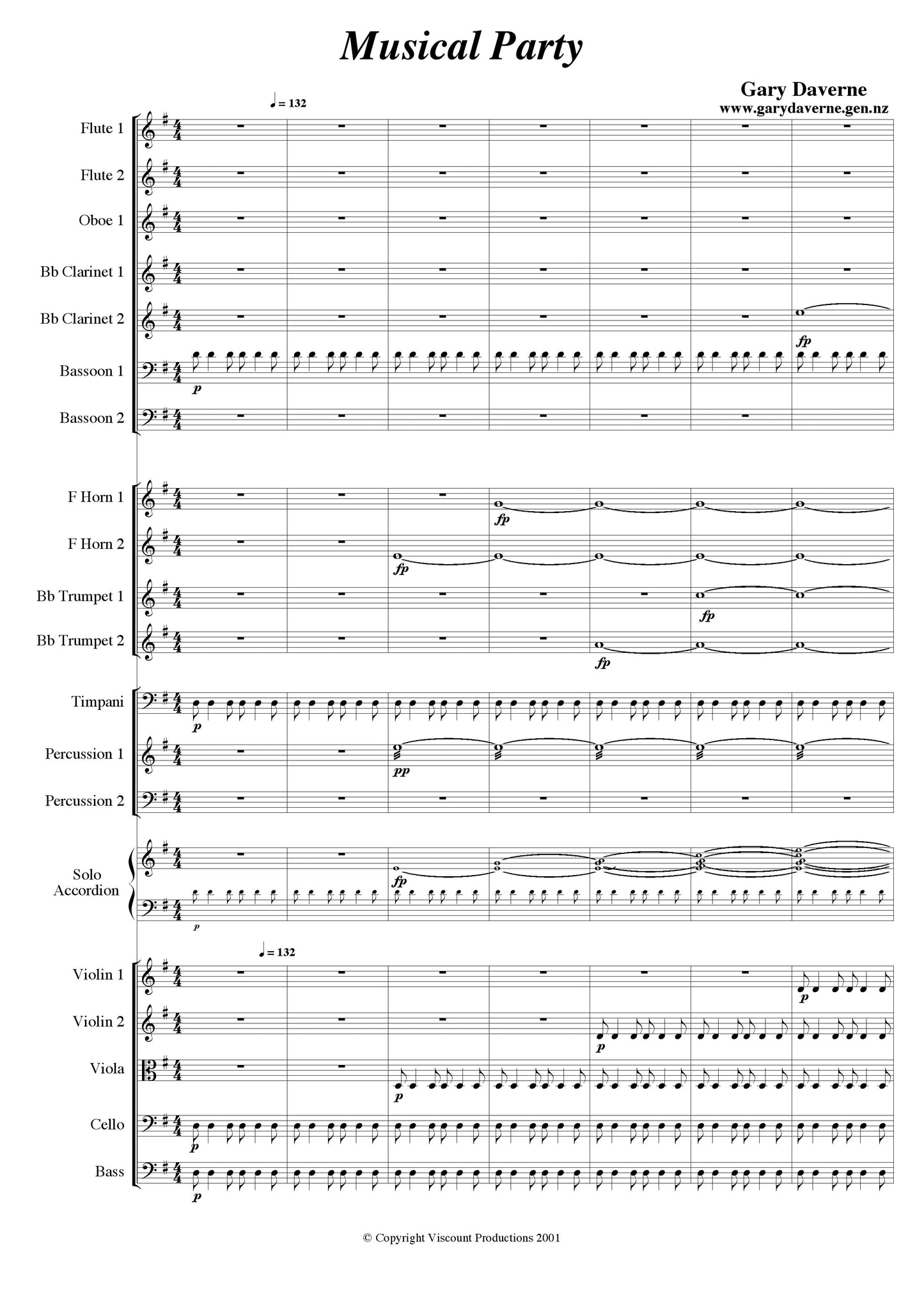 Musical Party (for Solo Accordion and Symphony Orchestra)