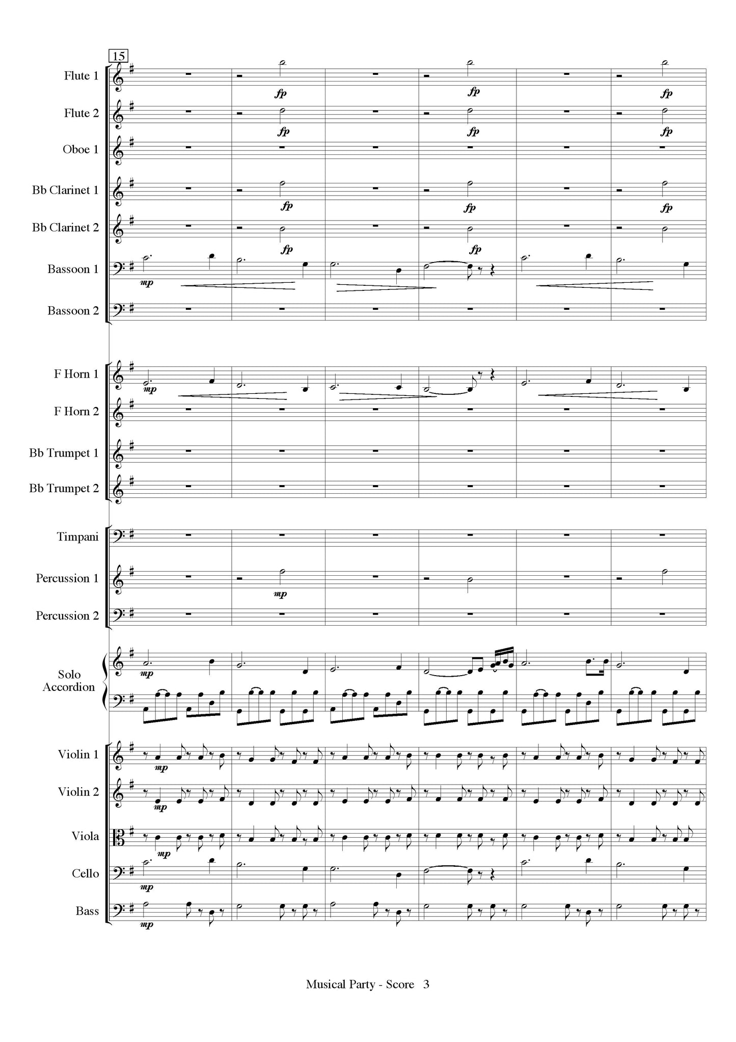 Musical Party (for Solo Accordion and Symphony Orchestra)