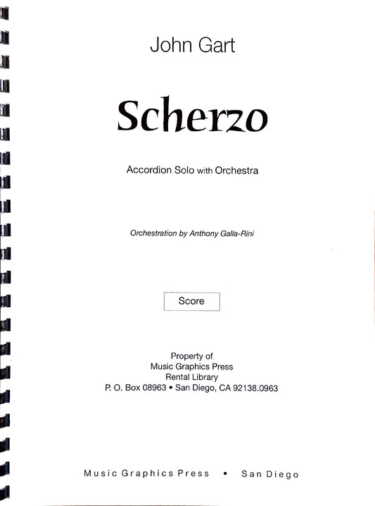 Scherzo (Accordion Solo with Orchestra)