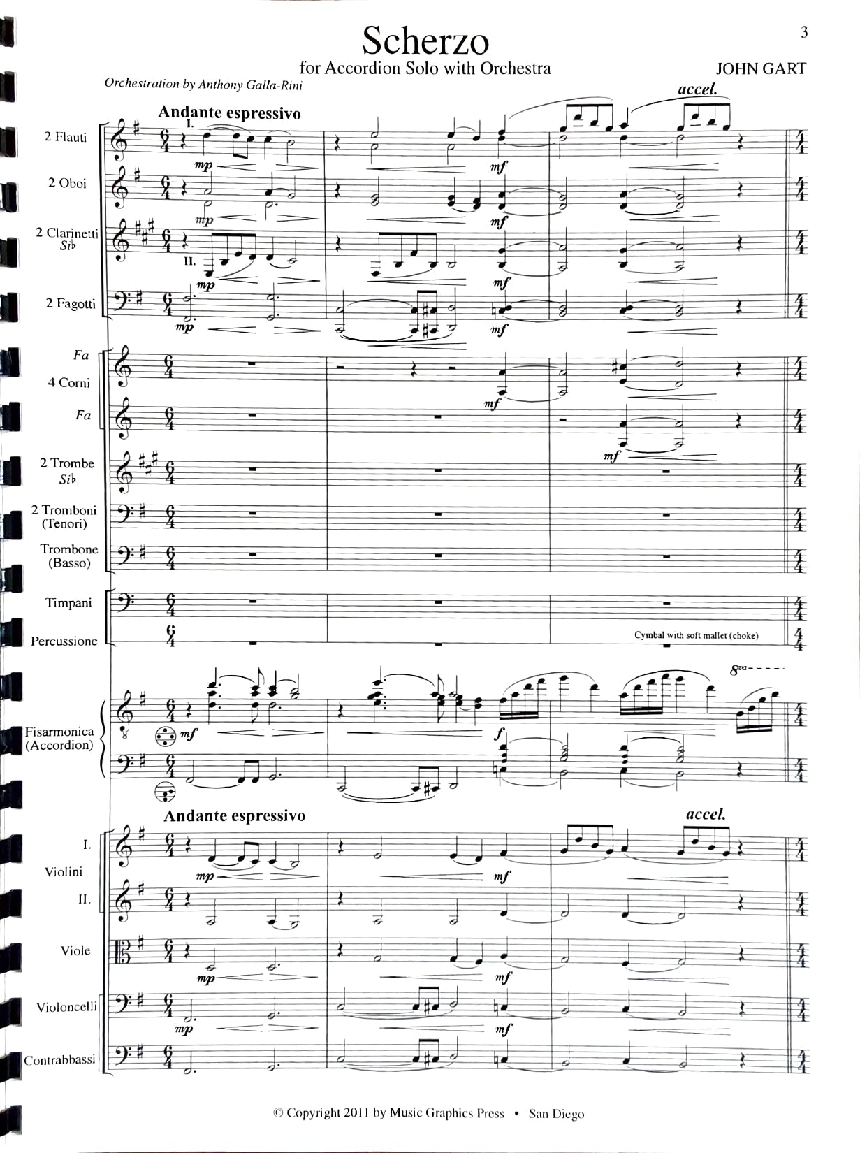 Scherzo (Accordion Solo with Orchestra)