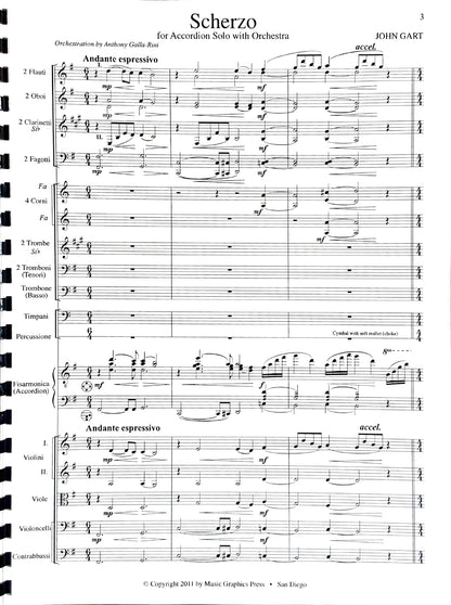 Scherzo (Accordion Solo with Orchestra)
