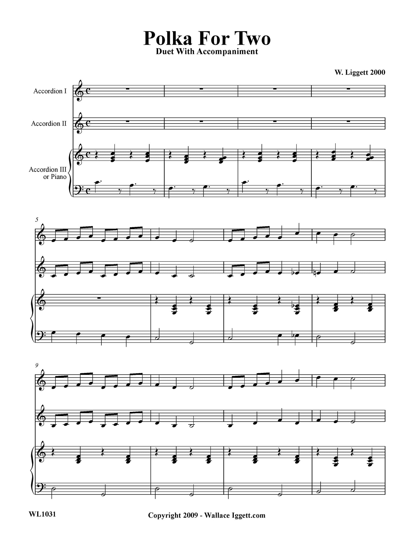 Polka For Two (Duet With Accompaninment)