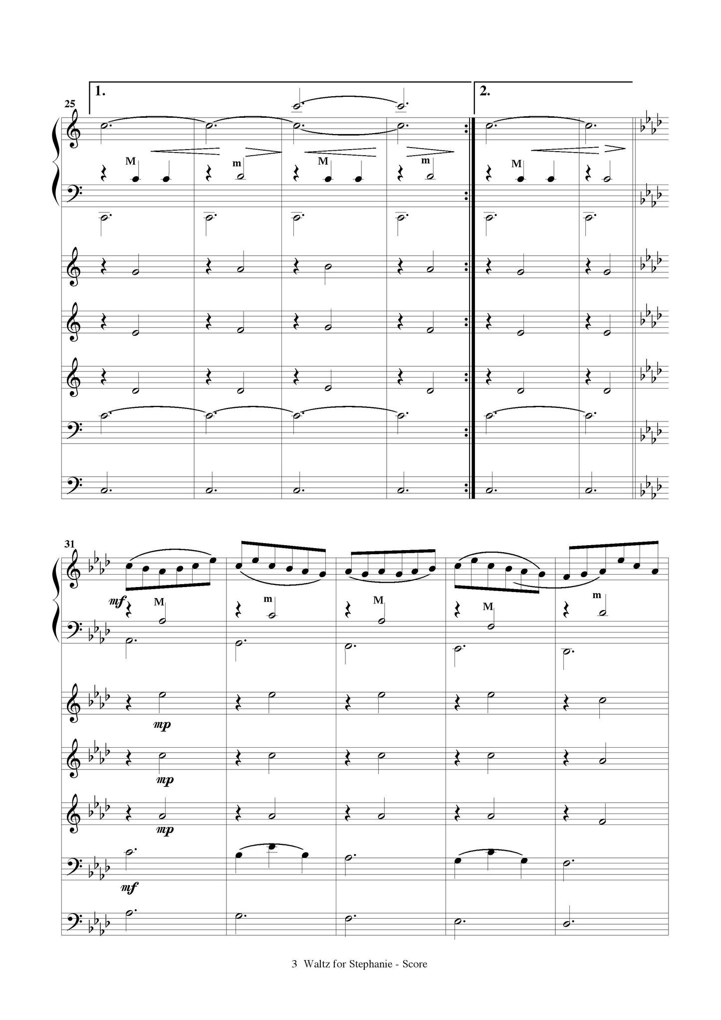 Waltz For Stephanie (for solo accordion and string ensemble)