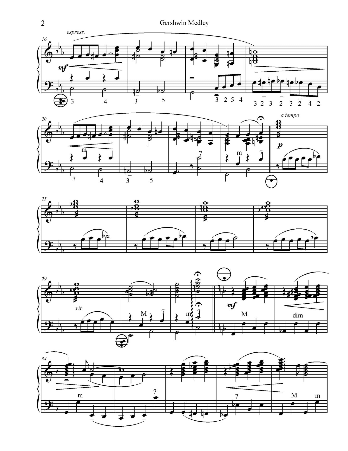 Gershwin Medley