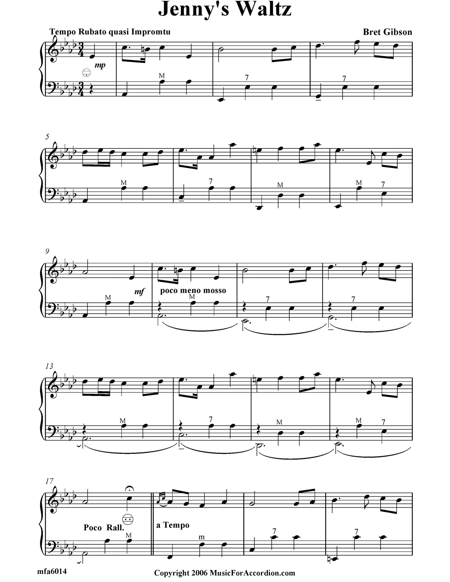 Jenny's Waltz (Solo)