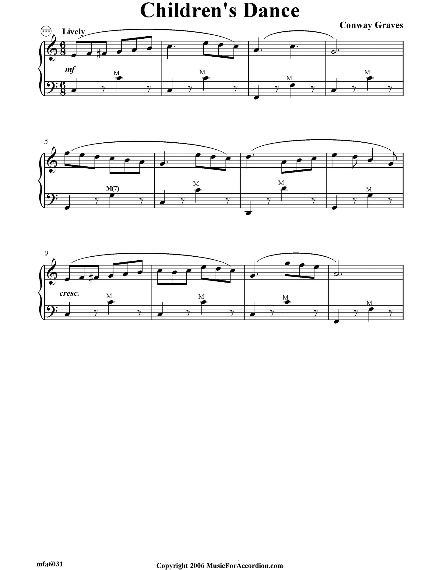 Chiildren's Dance (Solo)