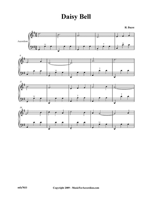 Daisy Bell (Solo)