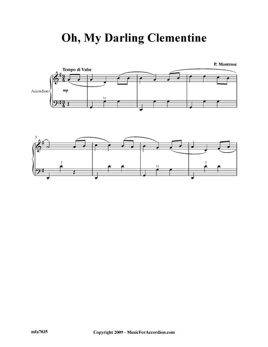 Oh, My Darling Clemetine (Solo)