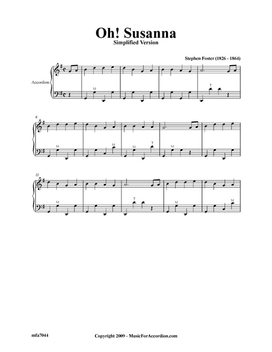 Oh! Susanna (Solo)