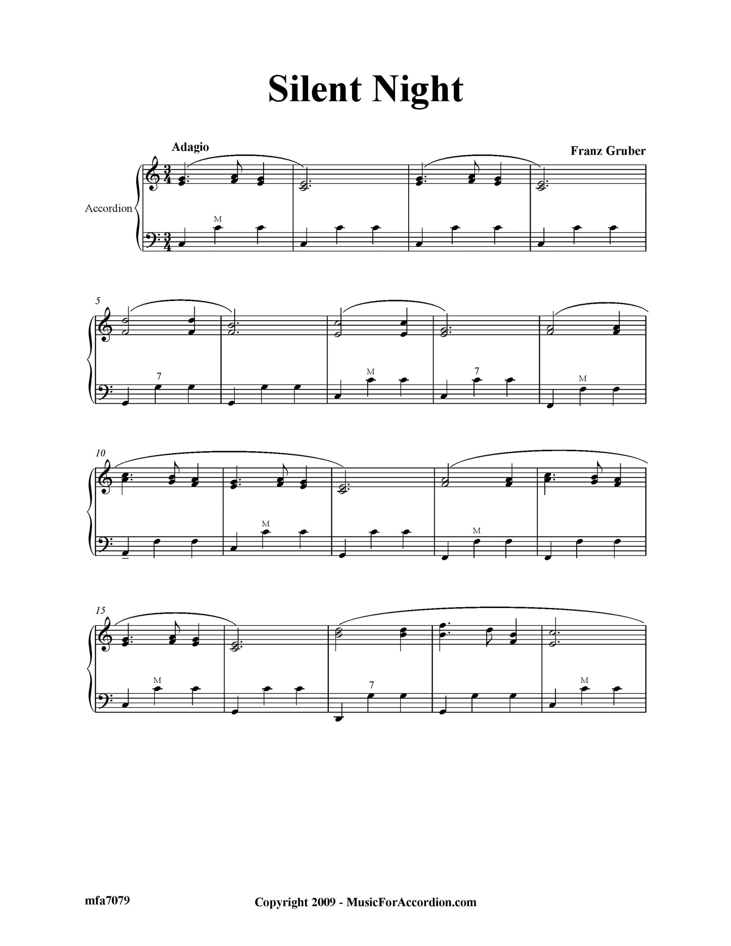 Silent Night (Solo)