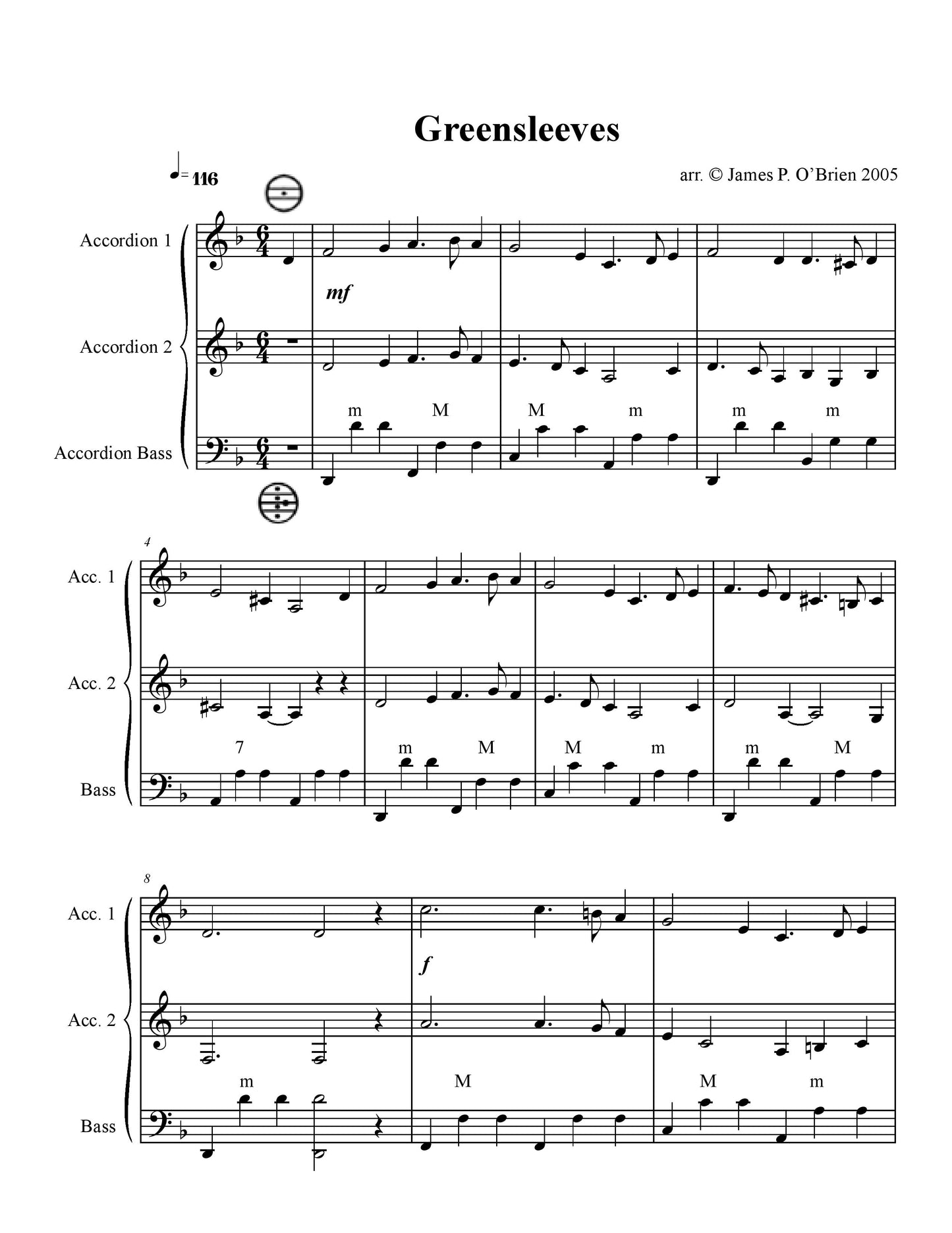 Greensleeves Duet