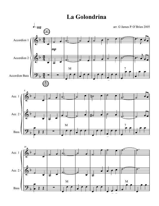La Golondrina Duet