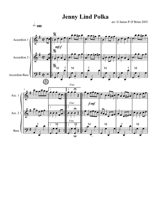 Jenny Lind Polka Solo