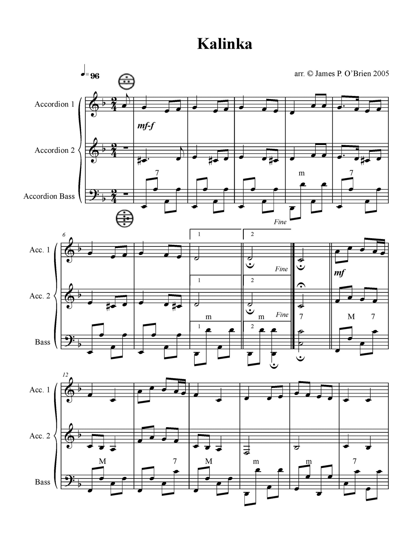 Kalinka Duet