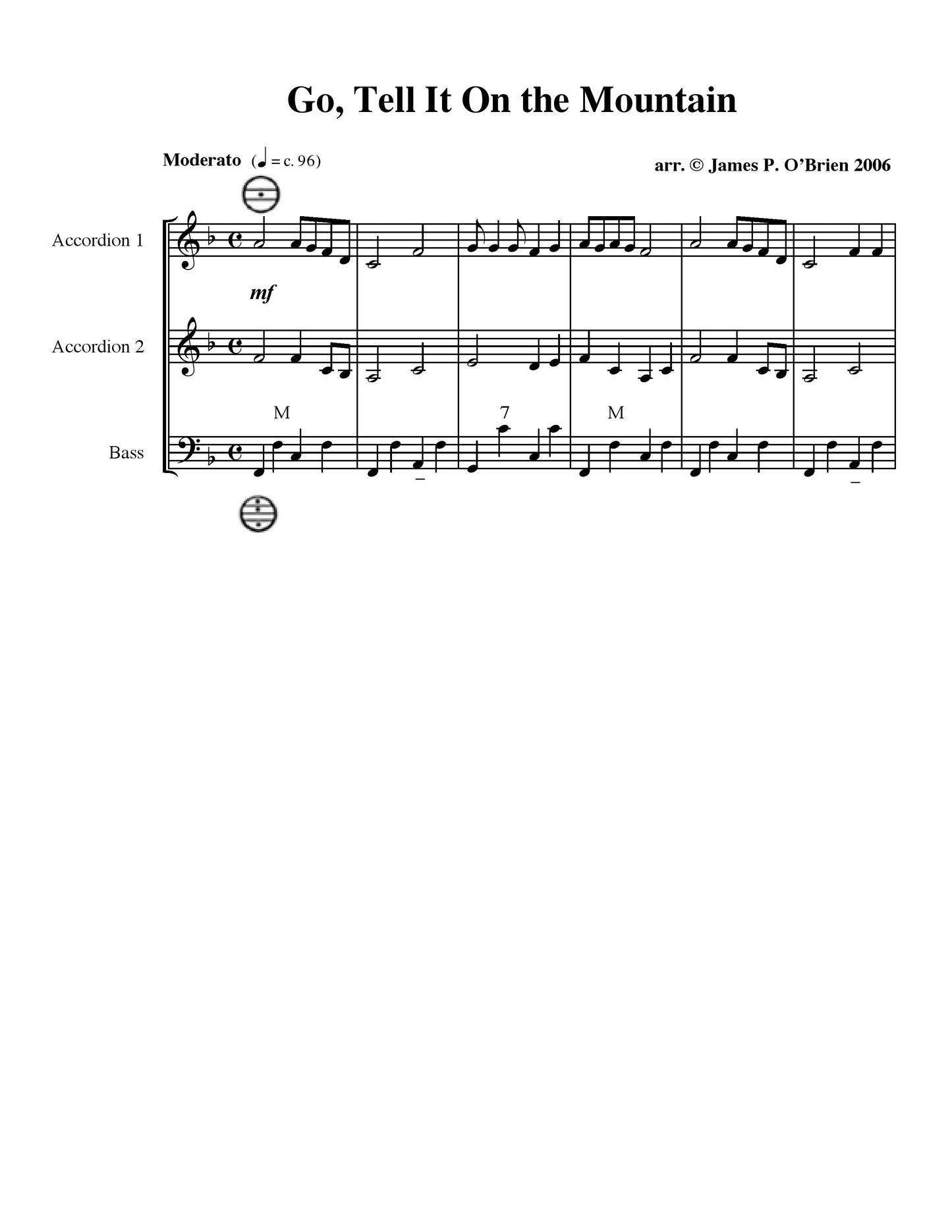 Go, Tell It On the Mountain Solo