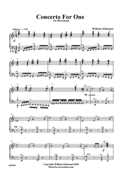 Concerto For One