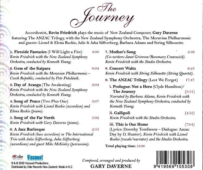 The Journey eTracks (mp3 format) Download Album by Kevin Friedrich