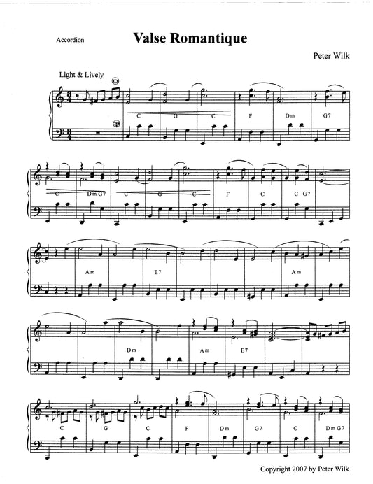 Valse Romantique (with mp3 file)